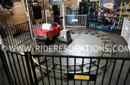 Indoor Amusement Roller Coaster Kiddie Ride Restoration